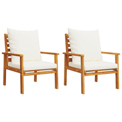 5 Piece Garden Lounge Set with Cushions Solid Wood Acacia Payday Deals