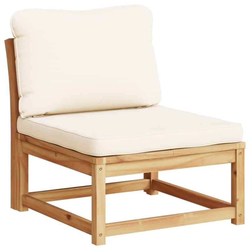 5 Piece Garden Lounge Set with Cushions Solid Wood Acacia Payday Deals