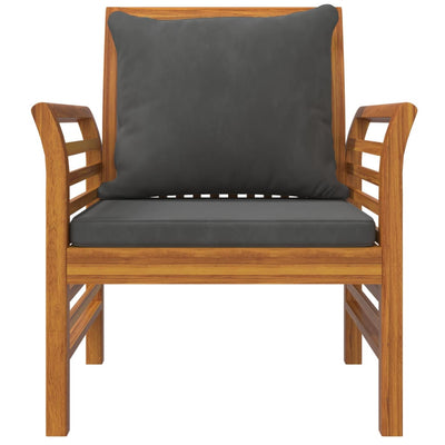 5 Piece Garden Lounge Set with Cushions Solid Wood Acacia Payday Deals