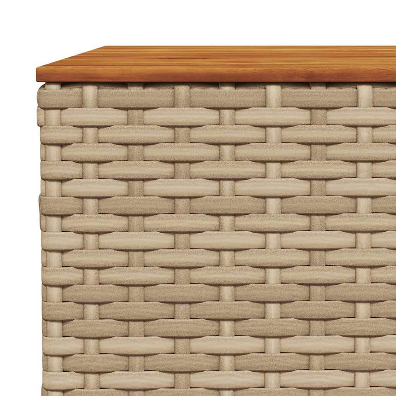 5 Piece Garden Sofa Set with Cushions Beige Poly Rattan Payday Deals