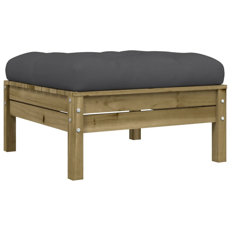 5 Piece Garden Sofa Set with Cushions Impregnated Wood Pine Payday Deals