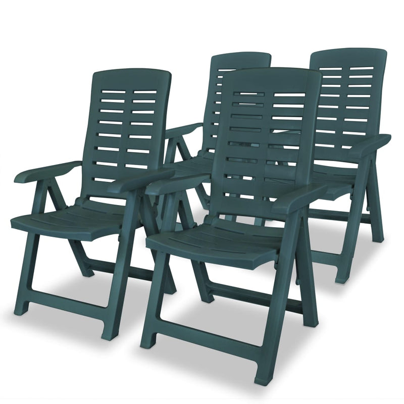 5 Piece Outdoor Dining Set Plastic Green Payday Deals
