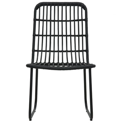 5 Piece Outdoor Dining Set Poly Rattan and Glass Payday Deals