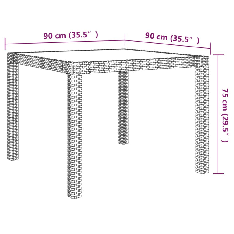 5 Piece Outdoor Dining Set with Cushions Poly Rattan Beige Payday Deals