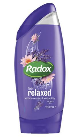 Radox 250mL Body Shower Gel Feel Relaxed With Lavender & Waterlilly
