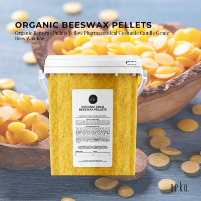 500g Tub Organic Beeswax Pellets Pharmaceutical Cosmetic Candle Yellow Bees Wax Payday Deals