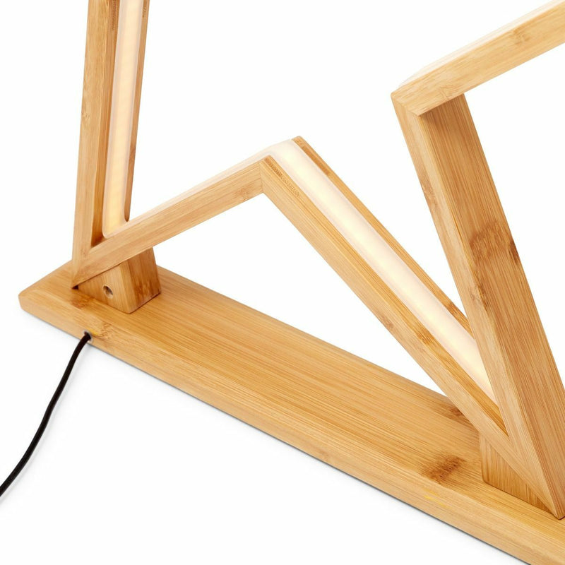 52cm Bamboo Star LED Table Desk Lamp Light Modern Designer - Natural Payday Deals