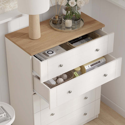 Modern Harriet 5 Chest of Drawers Dresser | Sleek & Stylish Bedroom Storage