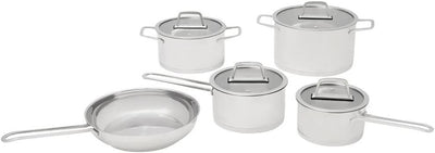 5pc Westinghouse Stainless Steel Pot & Pan Gas/Induction Frypan/Saucepan Set Payday Deals