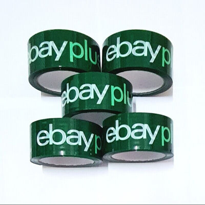 5x Rolls eBay Green Packing Tape Carton Box Bag Sticky Tape Plus Payday Deals