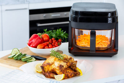 6.5L Glass Digital Air Fryer Oven, 1200W, >200°C, Easy Cleaning Payday Deals