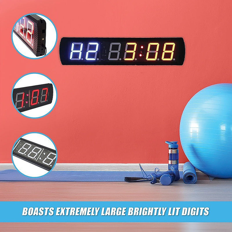 6 Digit Digital Timer Interval Fitness Clock Payday Deals