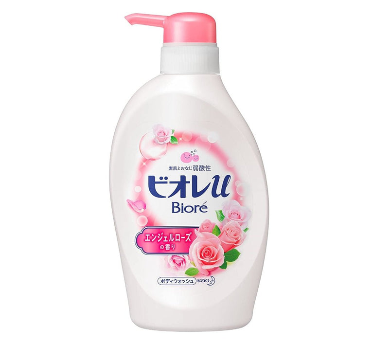 [6-PACK] Kao Japan Biore Soft Acid Hydrating Body Wash 480ml( 2 Scents Available ) Rose Payday Deals