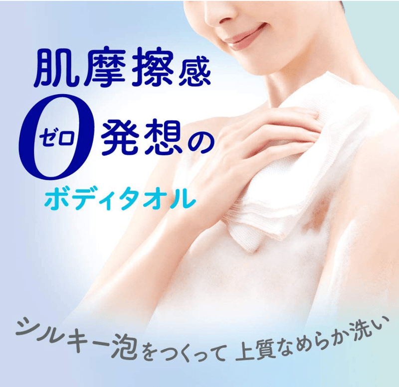 [6-PACK] Kao Japan Birou Bath Towel 90 * 15cm Extremely Soft, Dense Foam, Bacteriostatic and Quick Drying Payday Deals