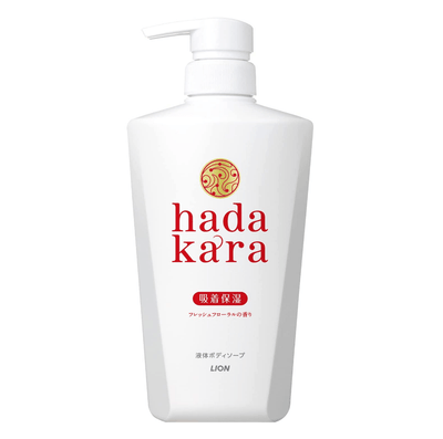 [6-PACK] Lion Japan Hadakara Body Soap Body Wash  500ml Fresh Soap fragrance Payday Deals