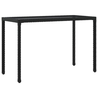 6 Piece Garden Dining Set with Cushions Black Poly Rattan Payday Deals