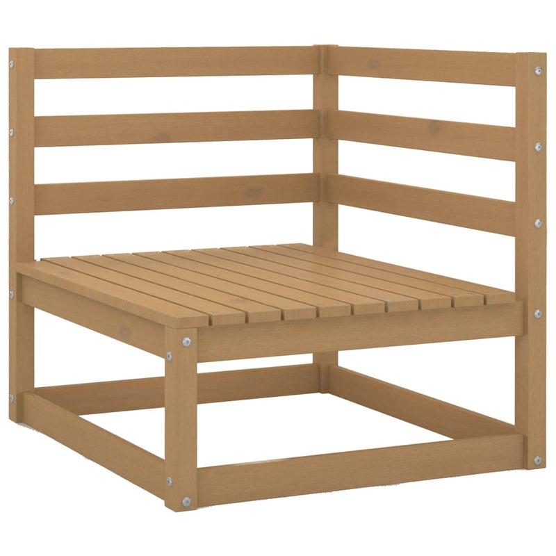 6 Piece Garden Lounge Set Honey Brown Solid Pinewood Payday Deals