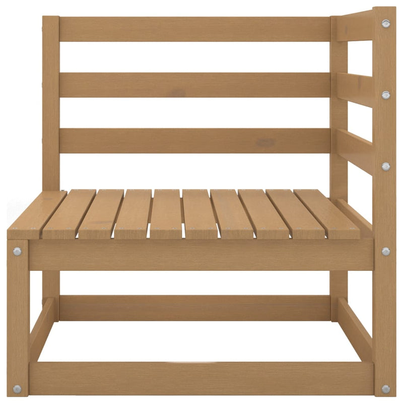 6 Piece Garden Lounge Set Honey Brown Solid Pinewood Payday Deals