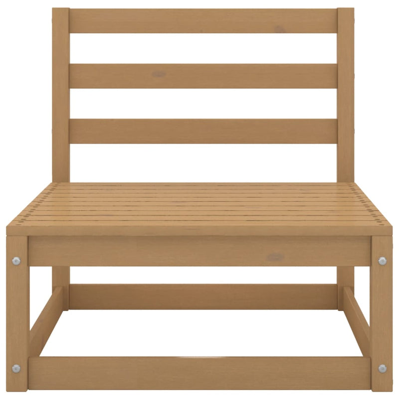 6 Piece Garden Lounge Set Honey Brown Solid Pinewood Payday Deals
