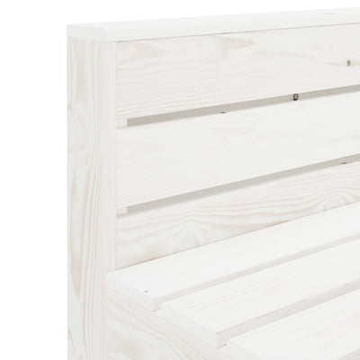6 Piece Garden Lounge Set Pallets Wood White Payday Deals