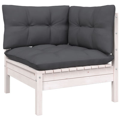6 Piece Garden Lounge Set with Anthracite Cushions Pinewood Payday Deals