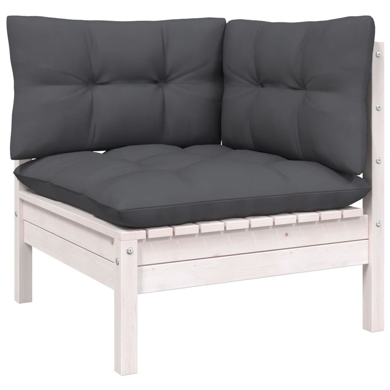 6 Piece Garden Lounge Set with Anthracite Cushions Pinewood Payday Deals