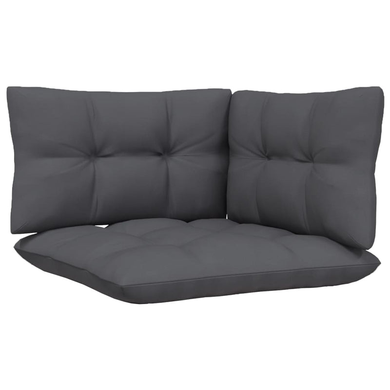 6 Piece Garden Lounge Set with Anthracite Cushions Pinewood Payday Deals
