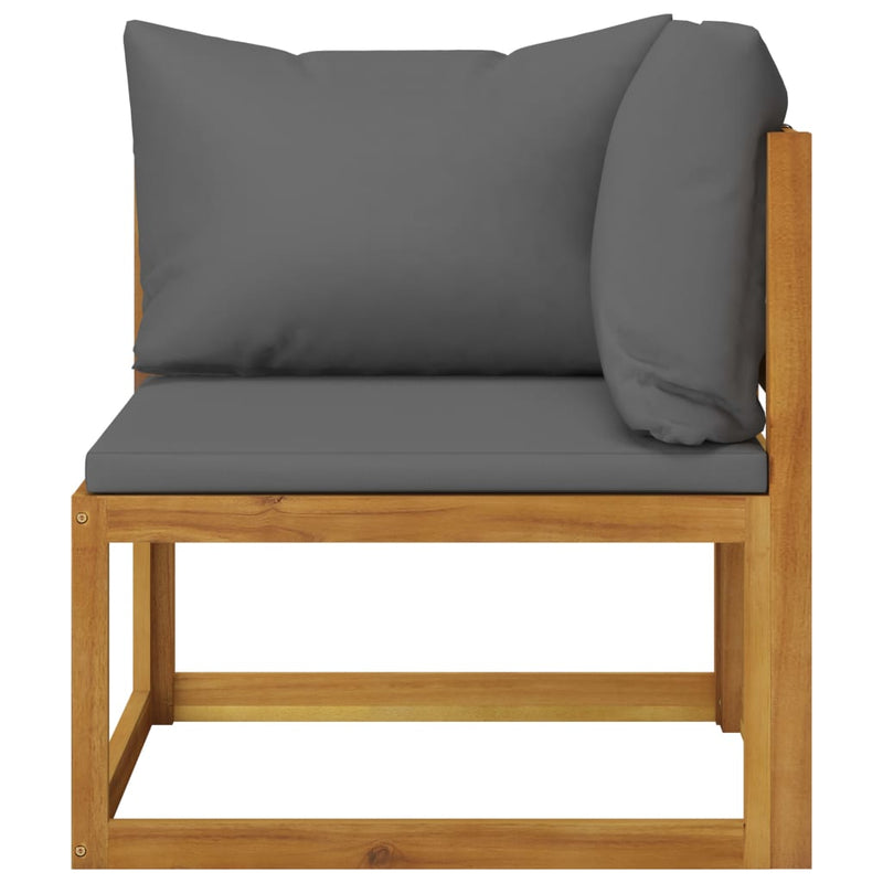 6 Piece Garden Lounge Set with Cushion Solid Acacia Wood Payday Deals