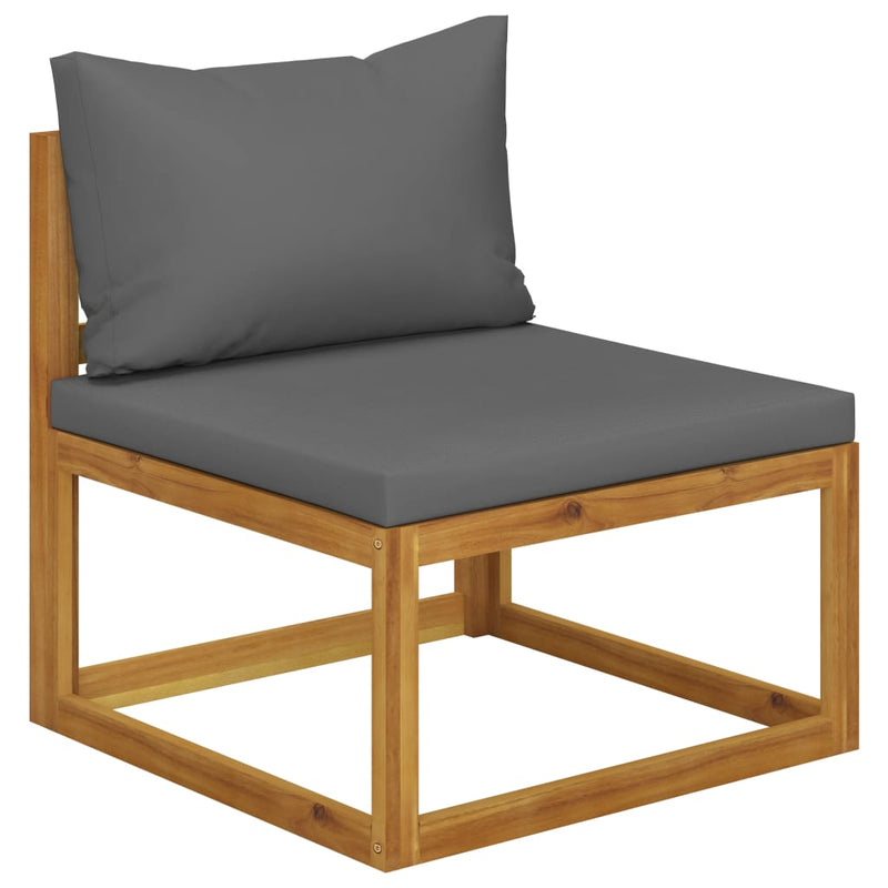 6 Piece Garden Lounge Set with Cushion Solid Acacia Wood Payday Deals