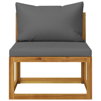 6 Piece Garden Lounge Set with Cushion Solid Acacia Wood Payday Deals
