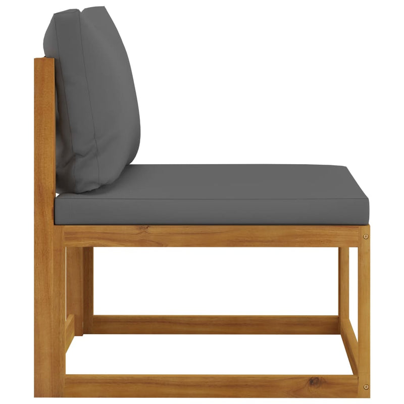 6 Piece Garden Lounge Set with Cushion Solid Acacia Wood Payday Deals