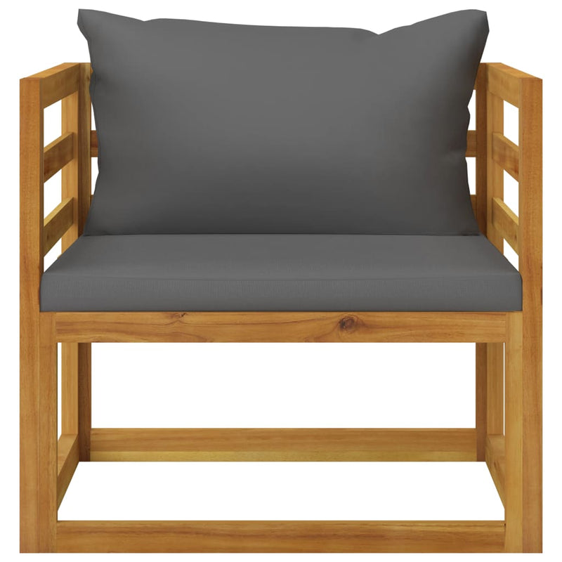6 Piece Garden Lounge Set with Cushion Solid Acacia Wood Payday Deals