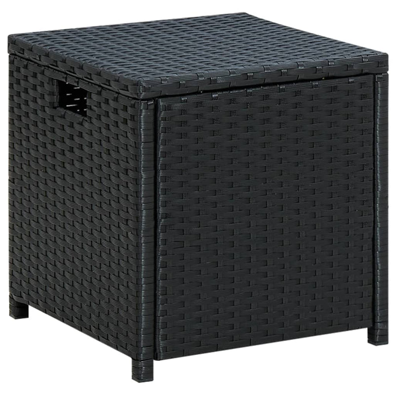 6 Piece Garden Lounge Set with Cushions Poly Rattan Black Payday Deals