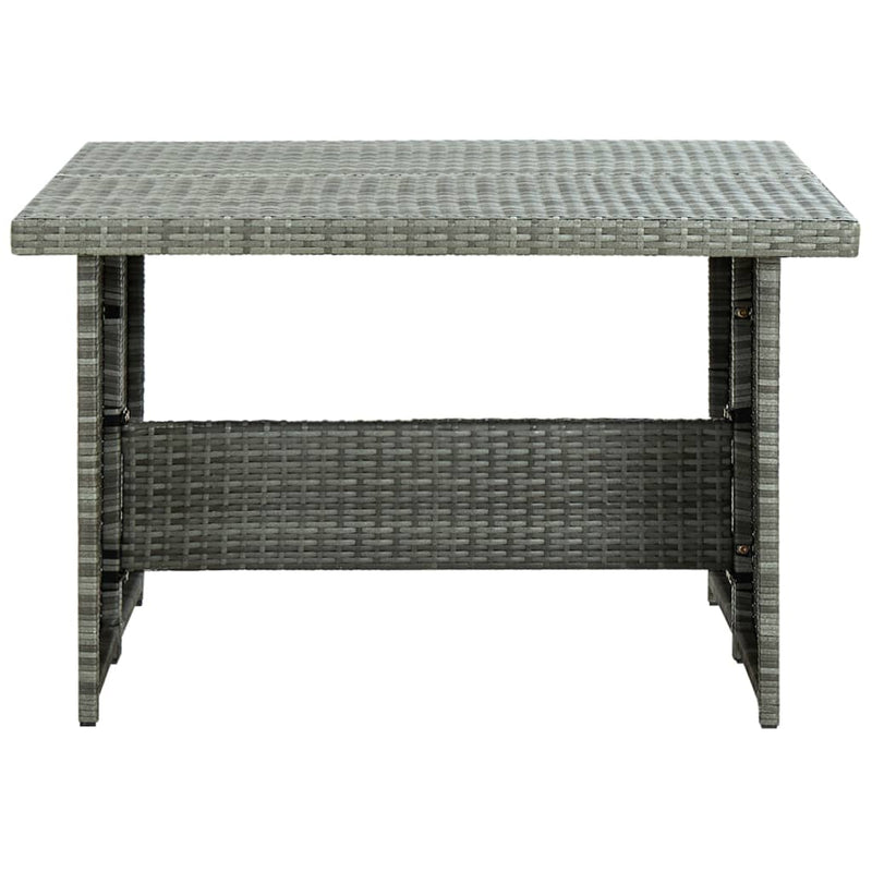 6 Piece Garden Lounge Set with Cushions Poly Rattan Black Payday Deals