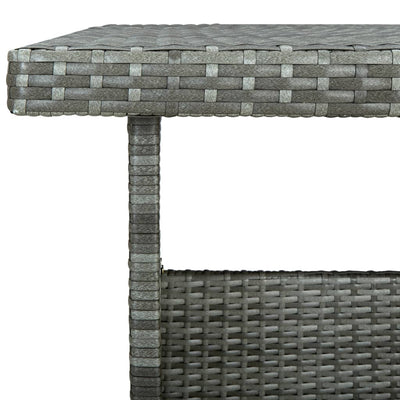 6 Piece Garden Lounge Set with Cushions Poly Rattan Black Payday Deals