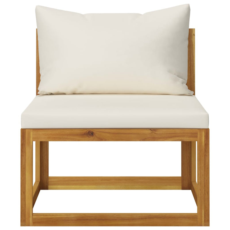 6 Piece Garden Lounge Set with Cushions Solid Acacia Wood Payday Deals