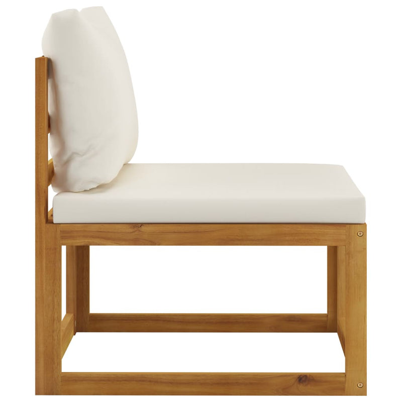 6 Piece Garden Lounge Set with Cushions Solid Acacia Wood Payday Deals
