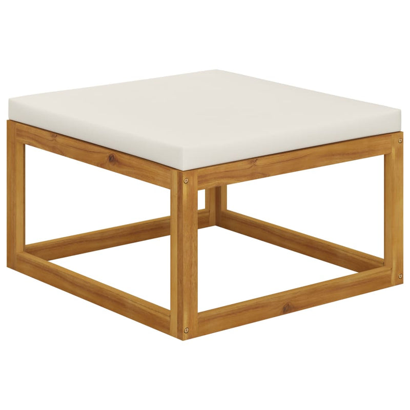 6 Piece Garden Lounge Set with Cushions Solid Acacia Wood Payday Deals