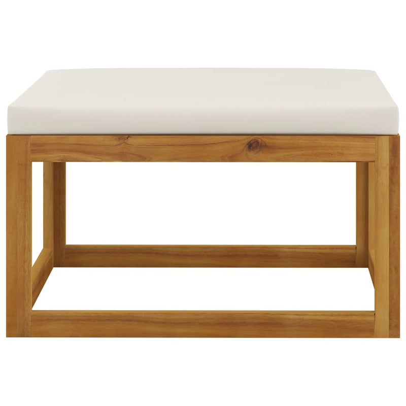 6 Piece Garden Lounge Set with Cushions Solid Acacia Wood Payday Deals