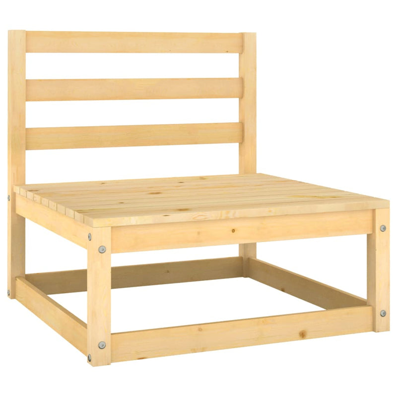 6 Piece Garden Lounge Set with Cushions Solid Pinewood Payday Deals