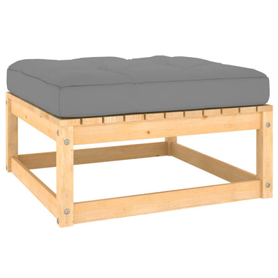 6 Piece Garden Lounge Set with Cushions Solid Pinewood Payday Deals