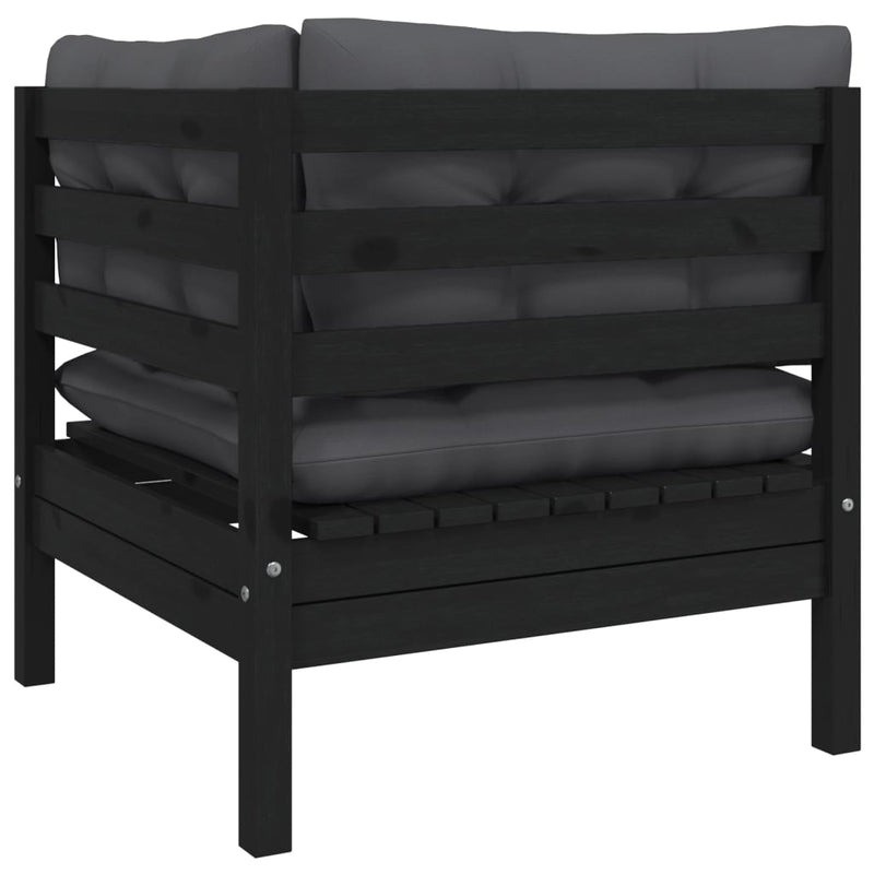 6 Piece Garden Lounge Set with Cushions Solid Pinewood Payday Deals