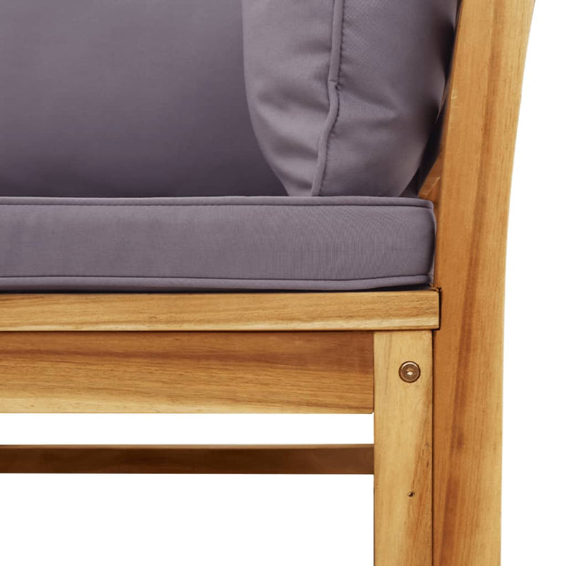 6 Piece Garden Lounge Set with Cushions Solid Wood Acacia Payday Deals