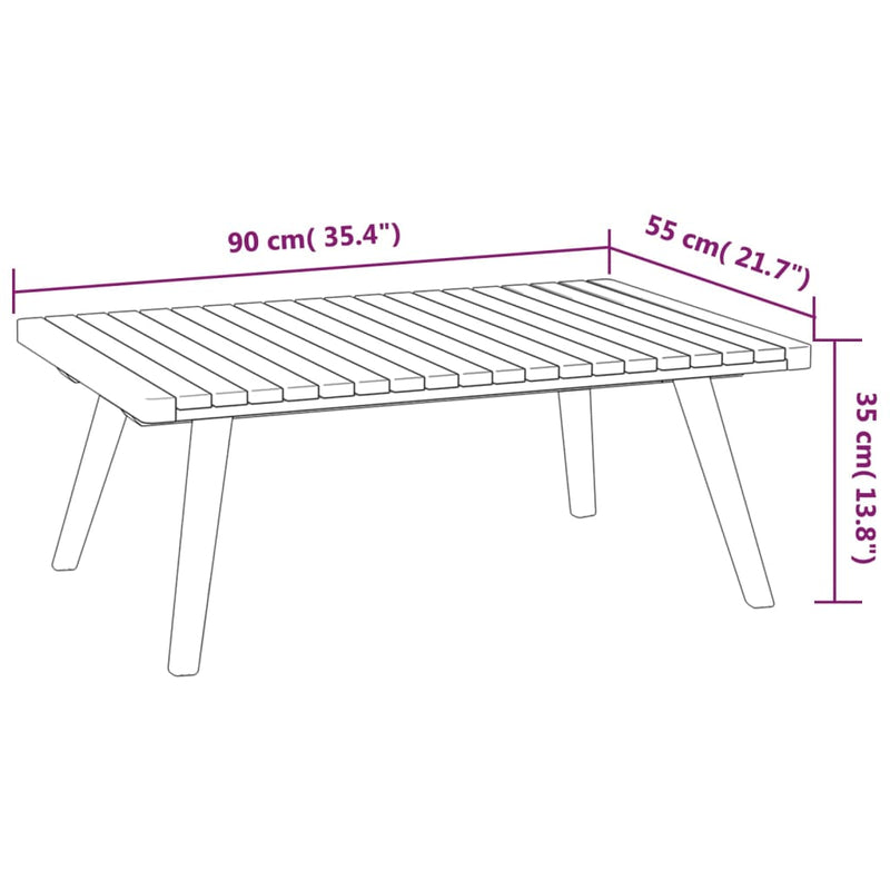 6 Piece Garden Lounge Set with Cushions Solid Wood Acacia Payday Deals