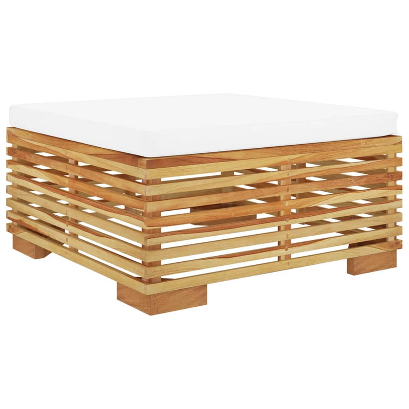 6 Piece Garden Lounge Set with Cushions Solid Wood Teak Payday Deals