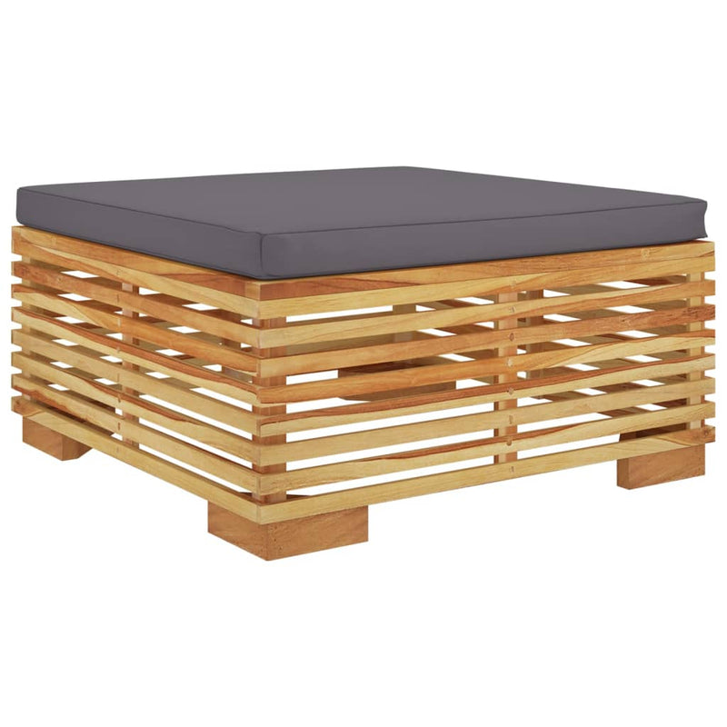 6 Piece Garden Lounge Set with Cushions Solid Wood Teak Payday Deals