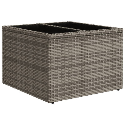 6 Piece Garden Sofa Set with Cushions Grey Poly Rattan Payday Deals