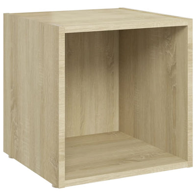 6 Piece TV Cabinet Set Sonoma Oak Engineered Wood Payday Deals