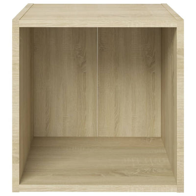 6 Piece TV Cabinet Set Sonoma Oak Engineered Wood Payday Deals