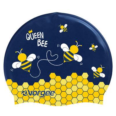 Vorgee Character Silicone Swimming Cap Cap Queen Bee Outdoor Water Sports